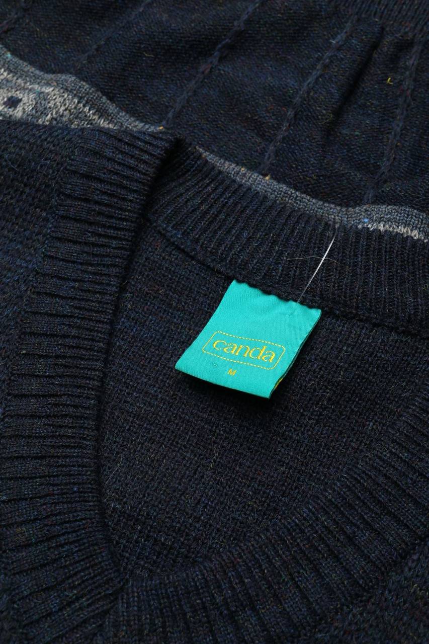 Carou C&A Vintage-Pullunder mit Muster Letzte 3 Tage