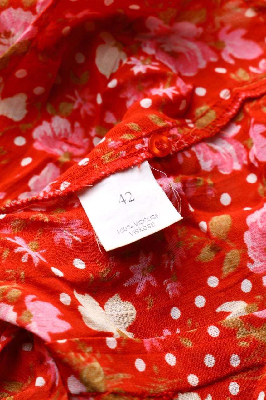 Carou VINTAGE Bluse mit Blumen-Print Letzte 2 Tage