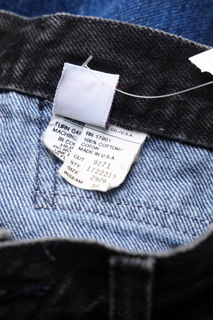 Carou ROCKIES Raw Denim Straight Cut Jeans mit Logo-Patch Zeitbegrenzte Promotion
