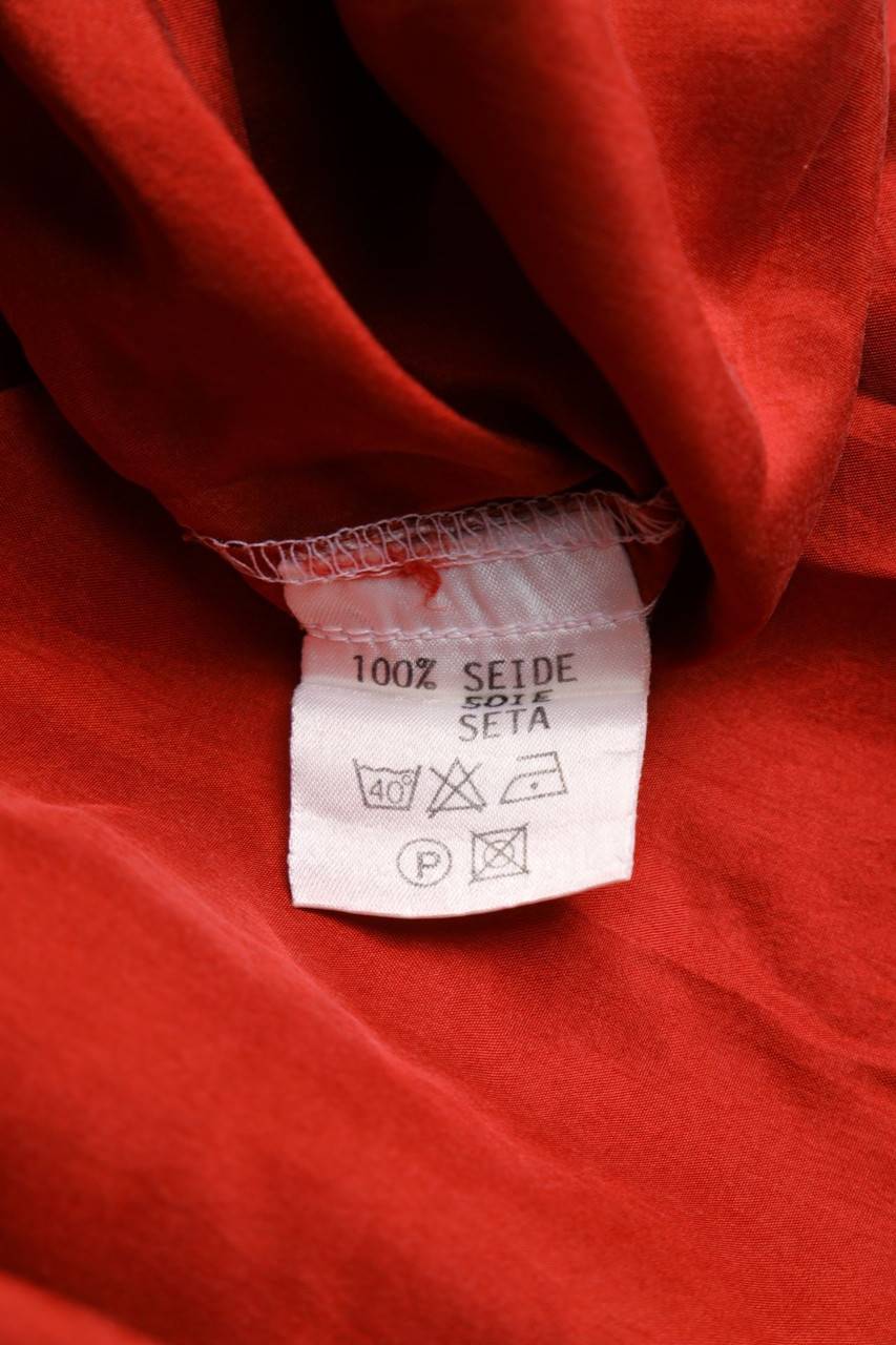 Carou VINTAGE Kurzarm-Hemd Casual uni aus Seide mit aufgesetzten Taschen Nur für heute