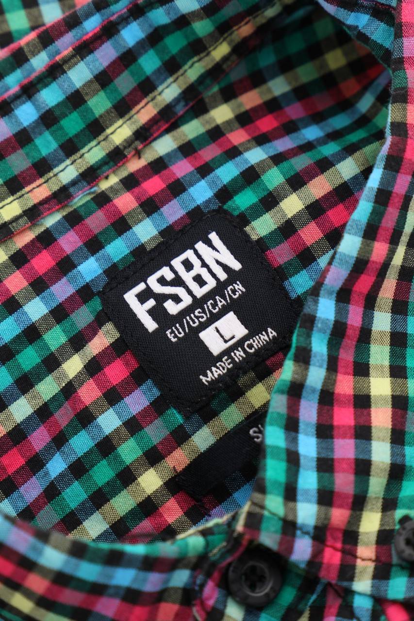 Carou FSBN Kurzarm-Hemd mit Karo-Muster Schlussverkauf