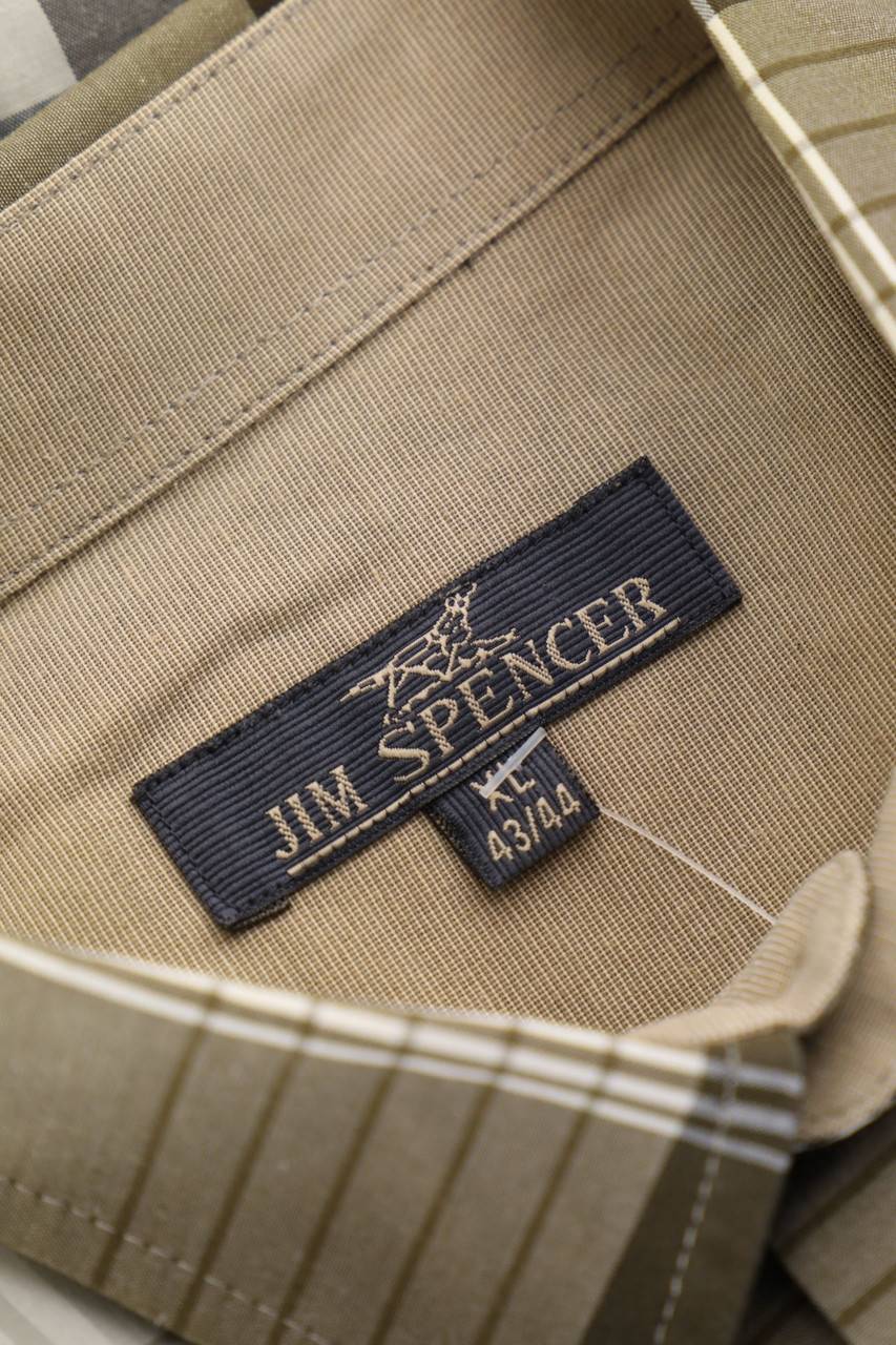 Carou JIM SPENCER Kurzarm-Hemd mit Karo-Muster Fabrikpreis