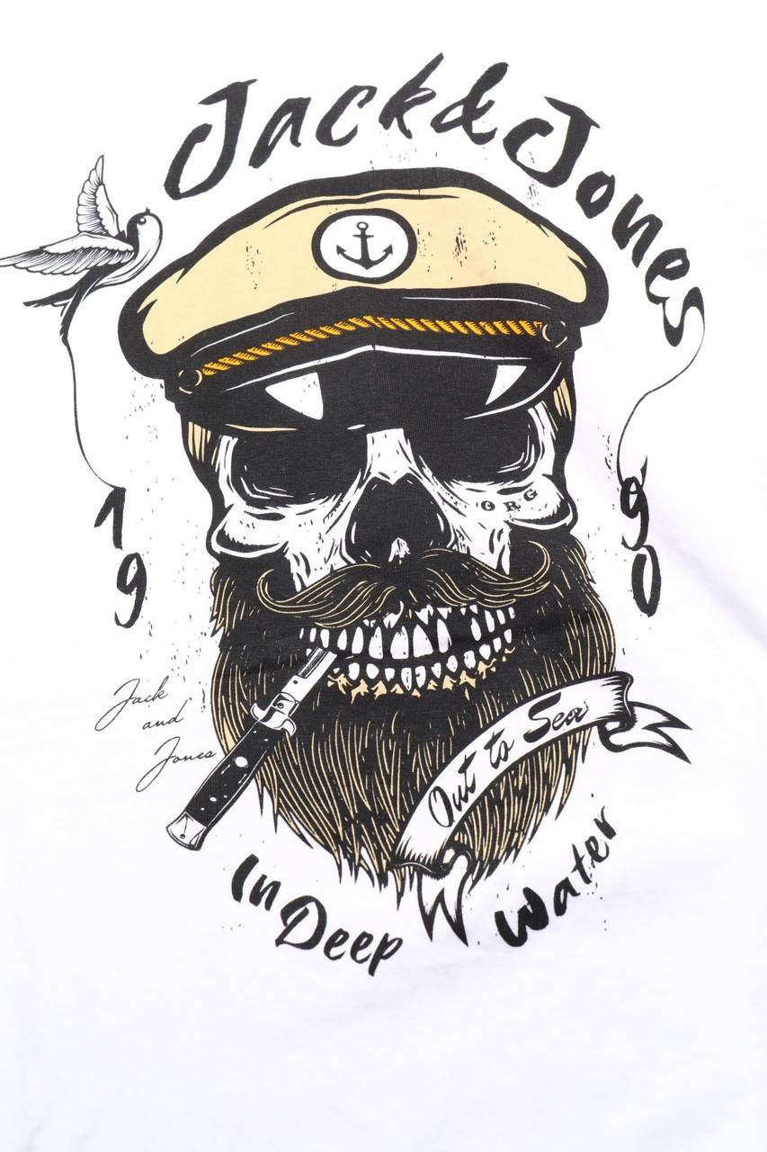Carou JACK & JONES T-Shirt mit Print Großer Ausverkauf