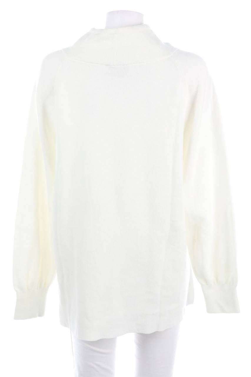 Carou monari Baumwoll-Pullover mit Strass-Steinen Saisonale Angebote