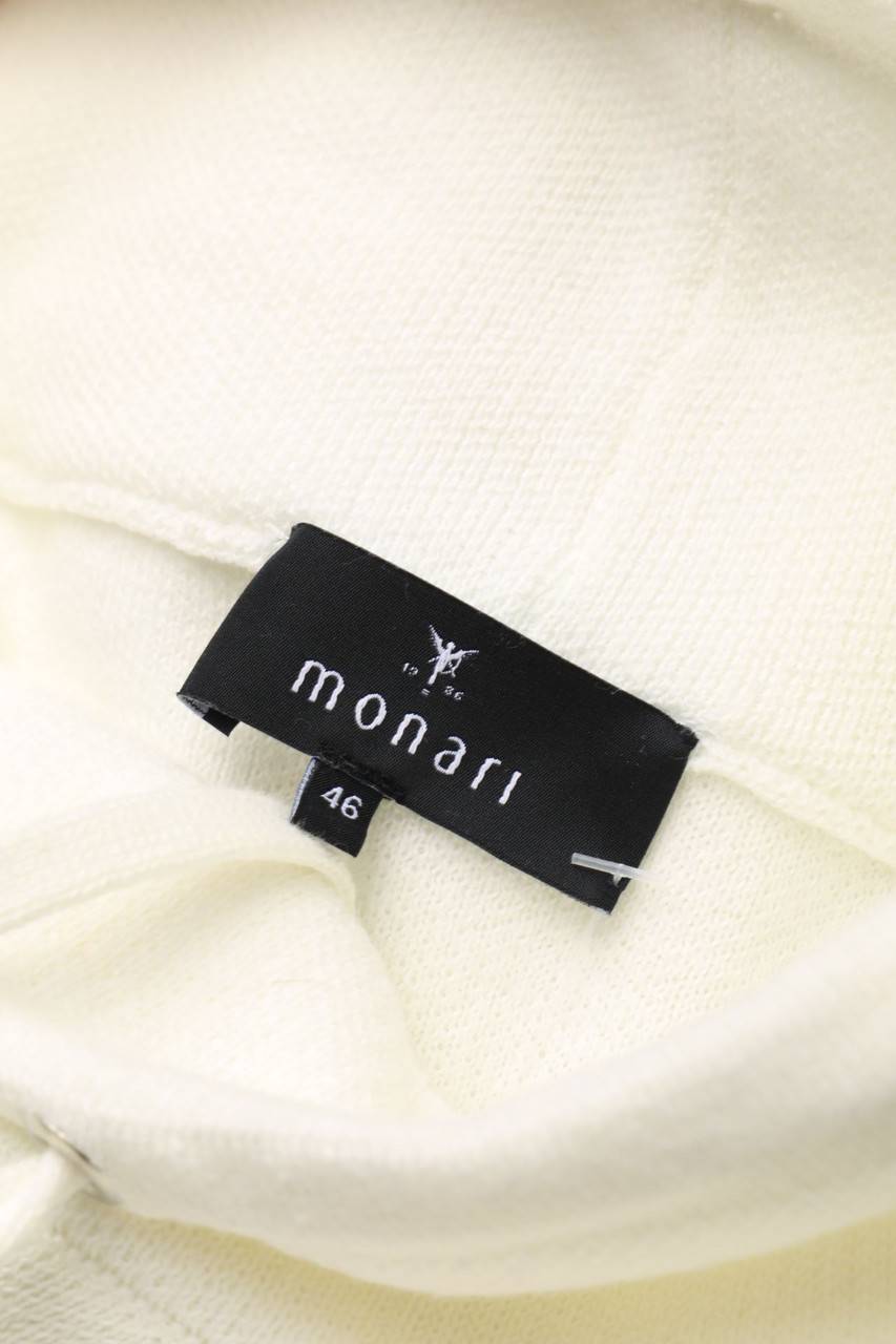 Carou monari Baumwoll-Pullover mit Strass-Steinen Saisonale Angebote