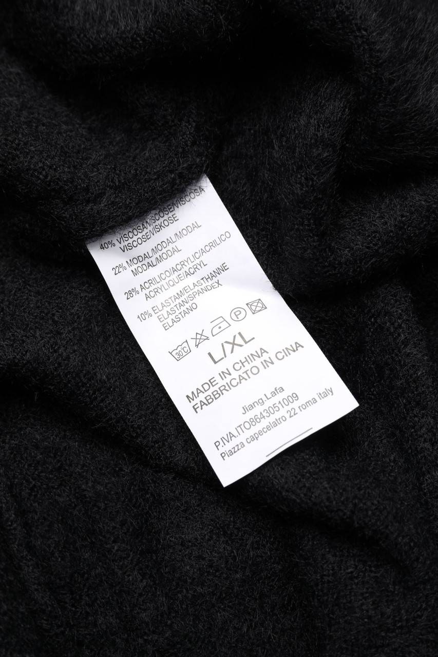 Carou Ohne Label Strickkleid mit Rollkragen Riesige Ersparnisse