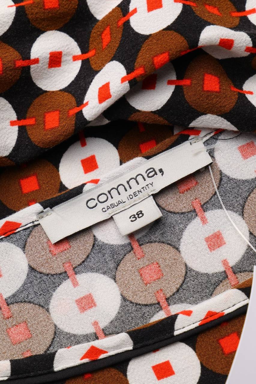 Carou comma Bluse mit Geo-Print Kostenlose Rückgabe