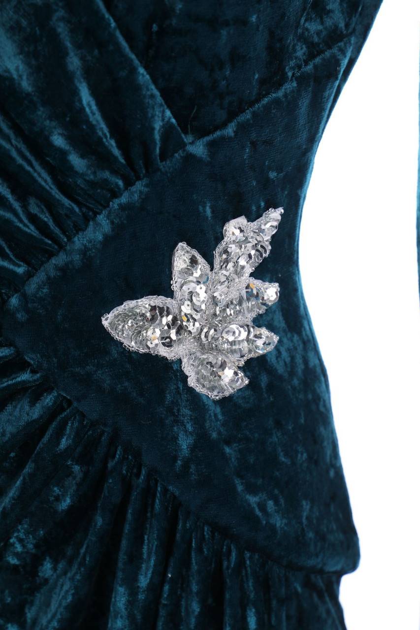 Carou VINTAGE Abendkleid mit Drapierung Zeitbegrenzte Promotion