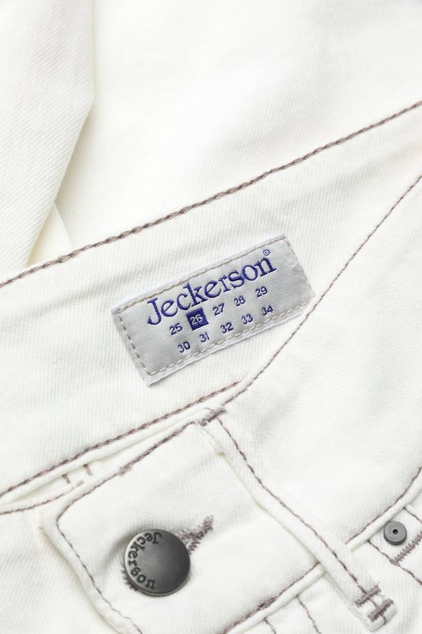 Carou Jeckerson Skinny-Jeans mit Kunstleder-Details Nur noch ein Tag übrig