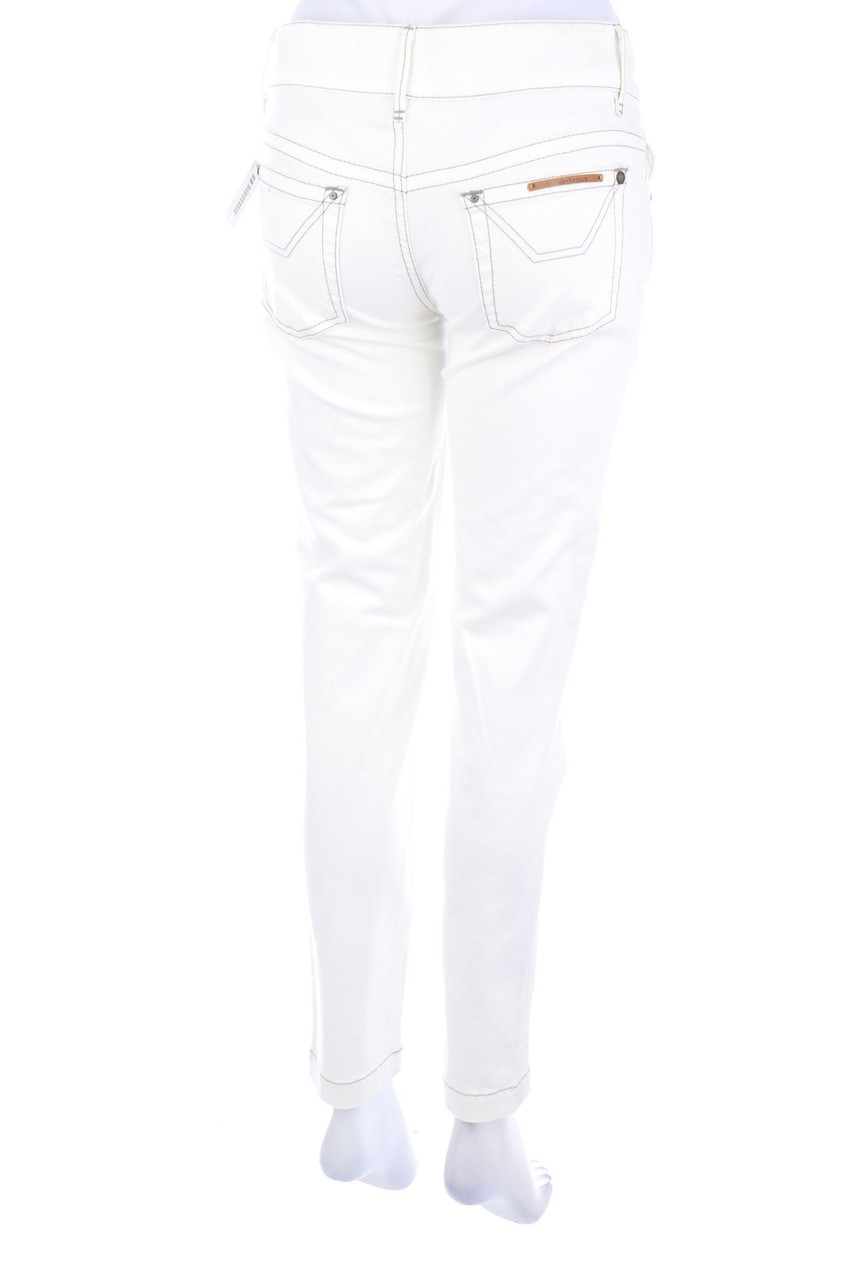 Carou Jeckerson Skinny-Jeans mit Kunstleder-Details Super Rabatt