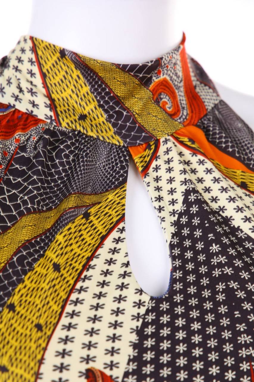Carou ashley brooke Neckholder-Top mit Ethno-Print Outlet