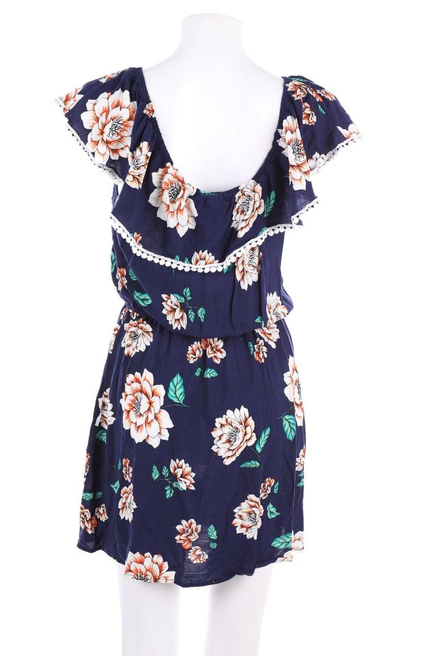 Carou Ohne Label Carmen-Minikleid mit floralem Muster Auslauf