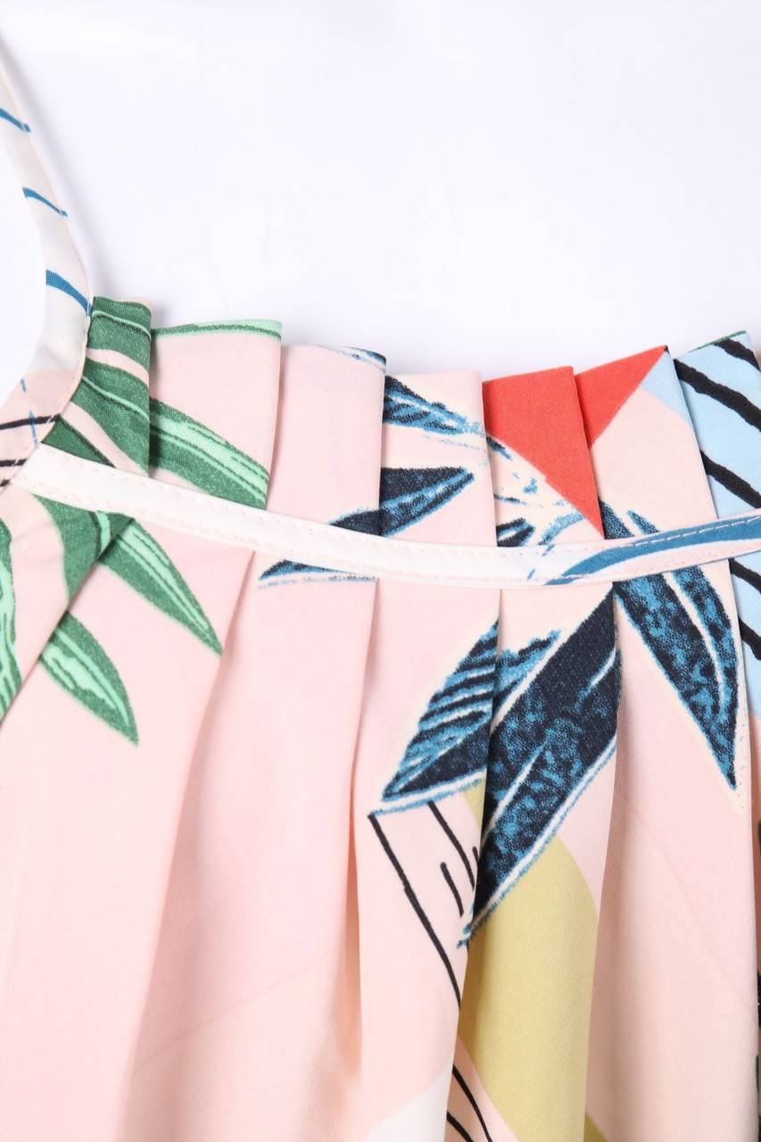 Carou Ohne Label Top mit Tropical Print Hotsell