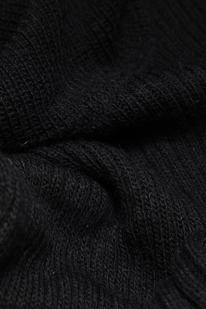 Carou Ohne Label Strick-Minikleid mit Rollkragen Limitierter Zeitrabatt