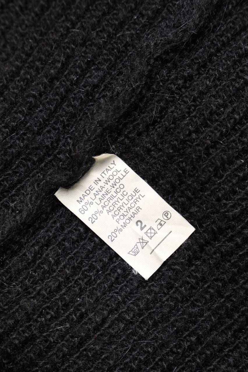 Carou Ohne Label Strick-Minikleid mit Rollkragen Limitierter Zeitrabatt