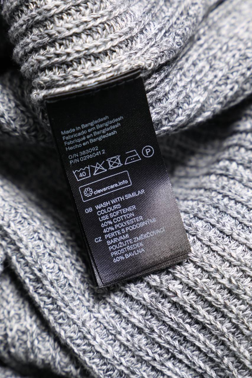 Carou H&M DIVIDED Oversize-Strick-Pullover mit Reißverschluss Fabrik Onlineshop