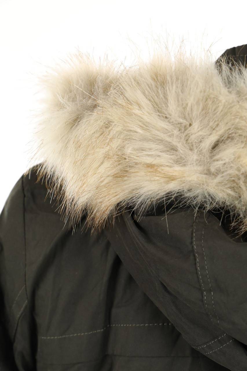 Carou Chicorée Parka mit Fake Fur-Besatz Fabrikpreis