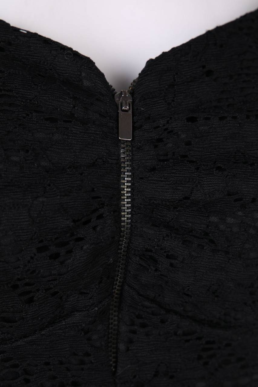 Carou NO EXCUSE Bluse aus Spitze mit Reißverschluss Preisnachlass