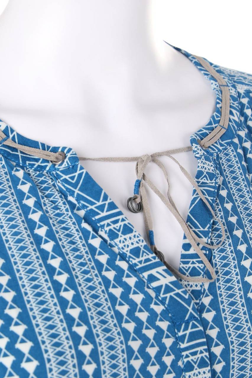 Carou CECIL Bluse mit geometrischem Muster aus Viskose Zeitlich begrenztes Angebot