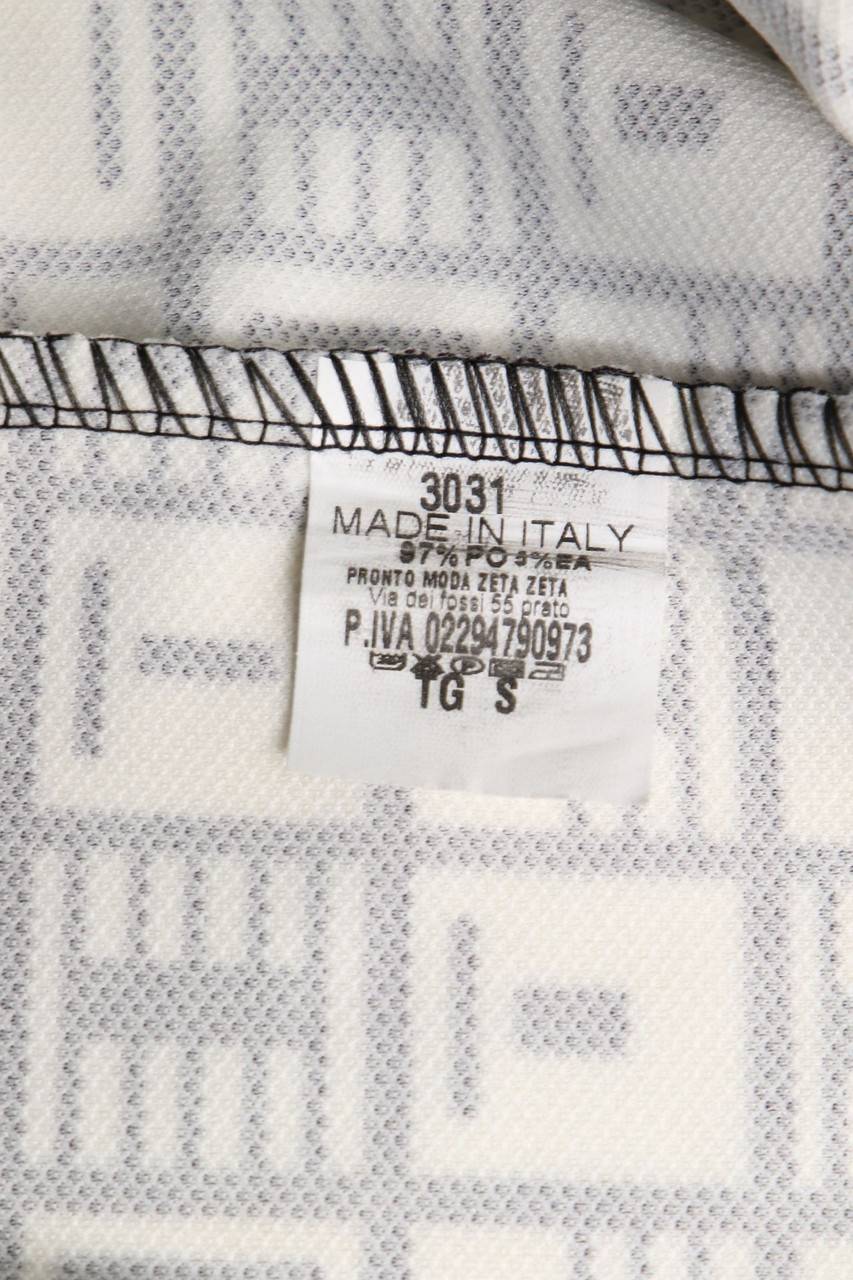 Carou Ohne Label Kleid mit geometrischem Muster Große Rabatte