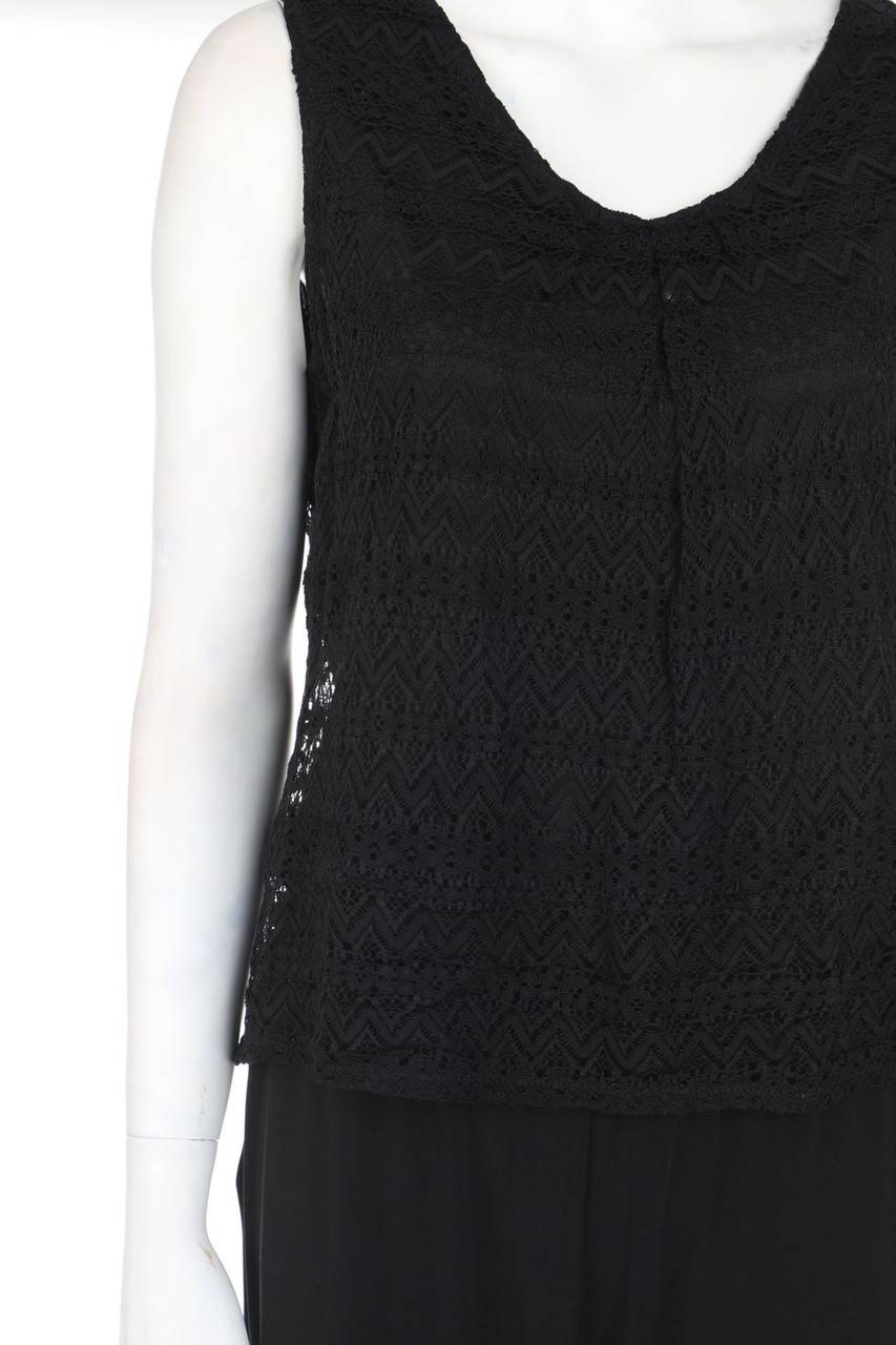 Carou comma Jumpsuit im Layer Look mit Spitze Tiefpreis