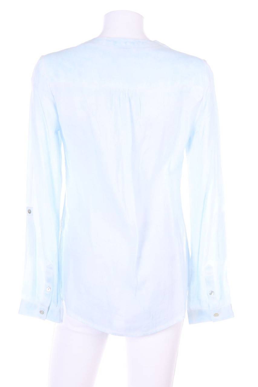 Carou Ohne Label Garment Dyed-Bluse mit Roll-up-Manschette Super Sparpreis