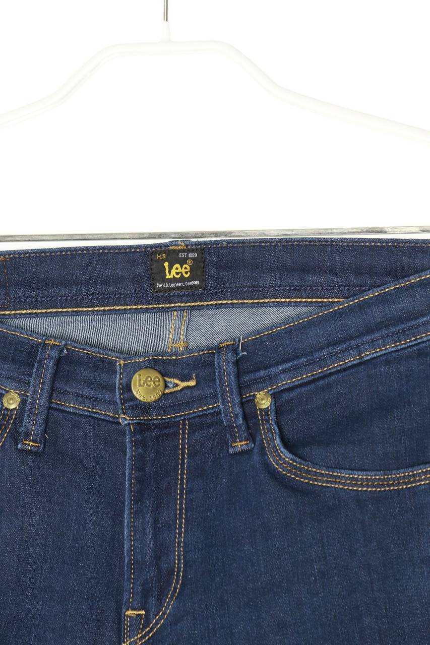 Carou Lee Straight Cut Jeans mit Logo-Patch Begrenzte Freigabe