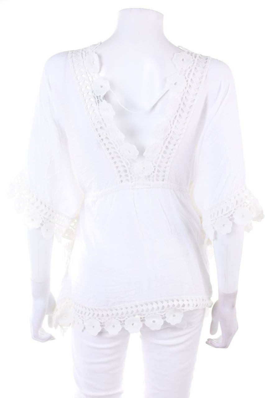 Carou zebra Tunika-Bluse mit Spitze Bis zu 55% Rabatt