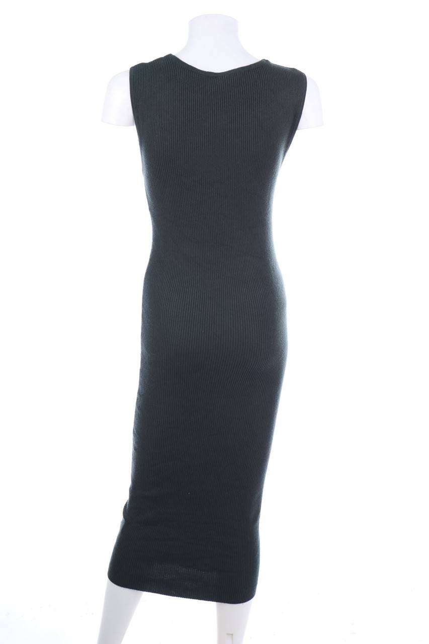 Carou zebra Midikleid aus Viskose-Mix Super Rabatt