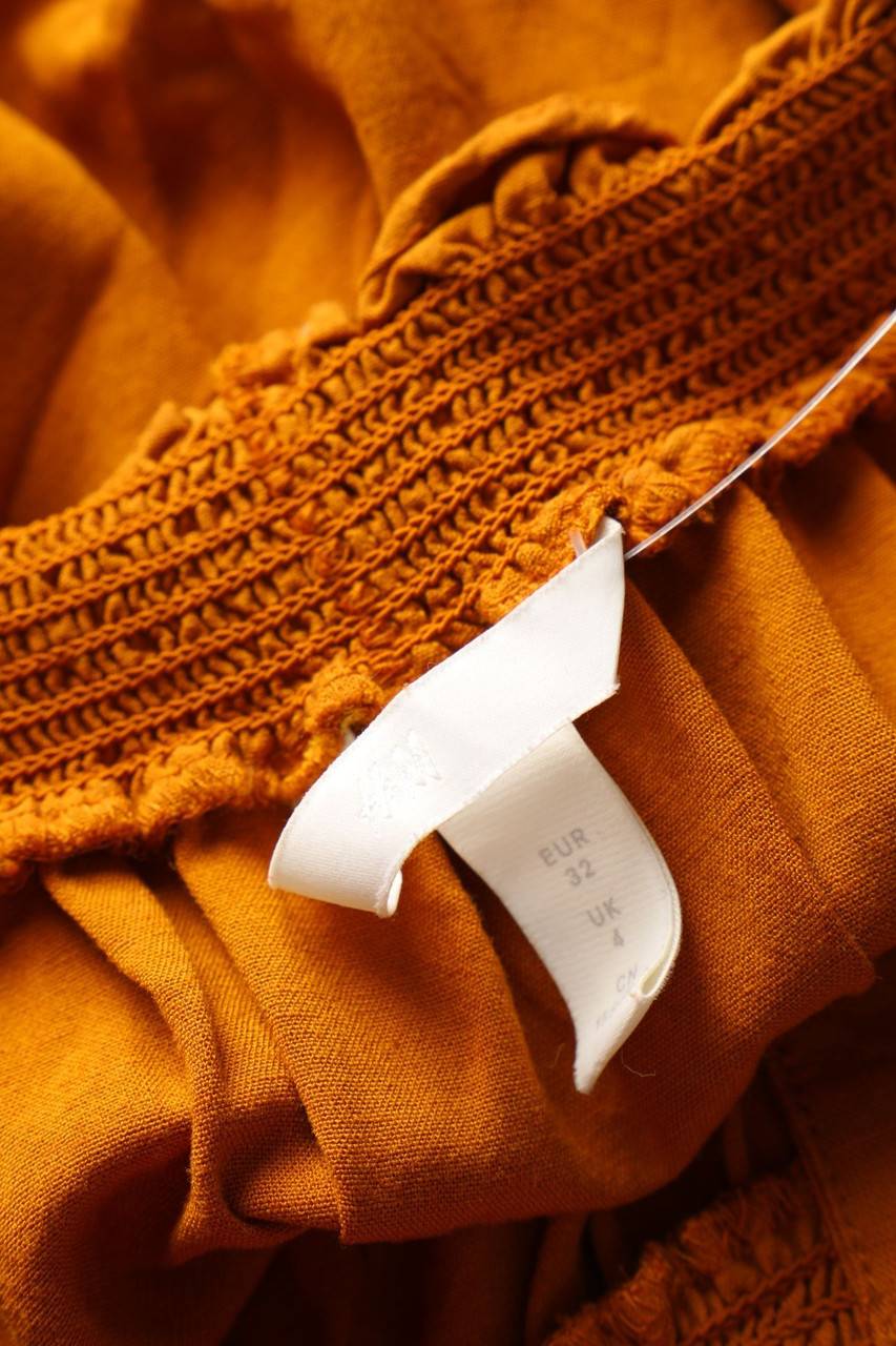 Carou H&M Carmen-Kurzarm-Bluse mit Rüschen zollfrei