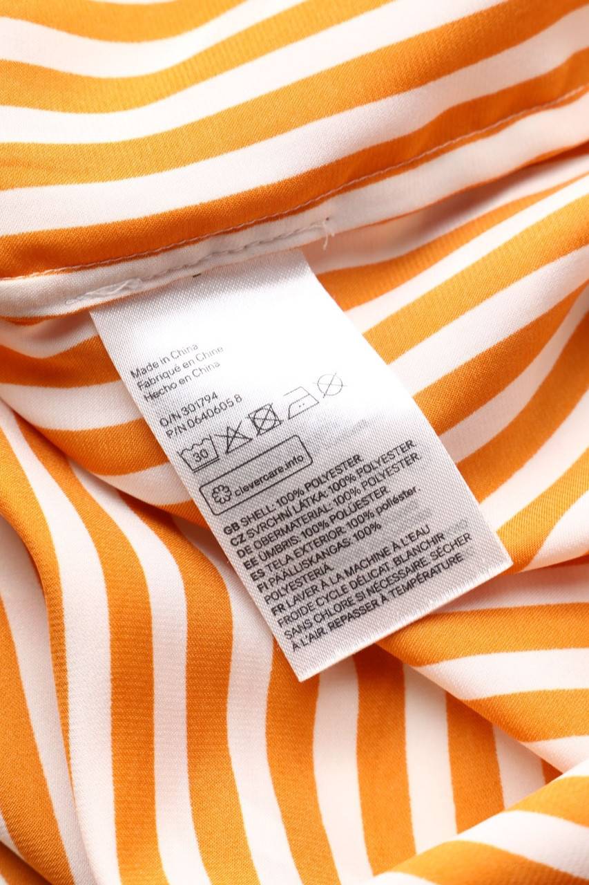 Carou H&M Carmen-Bluse aus Satin 2025