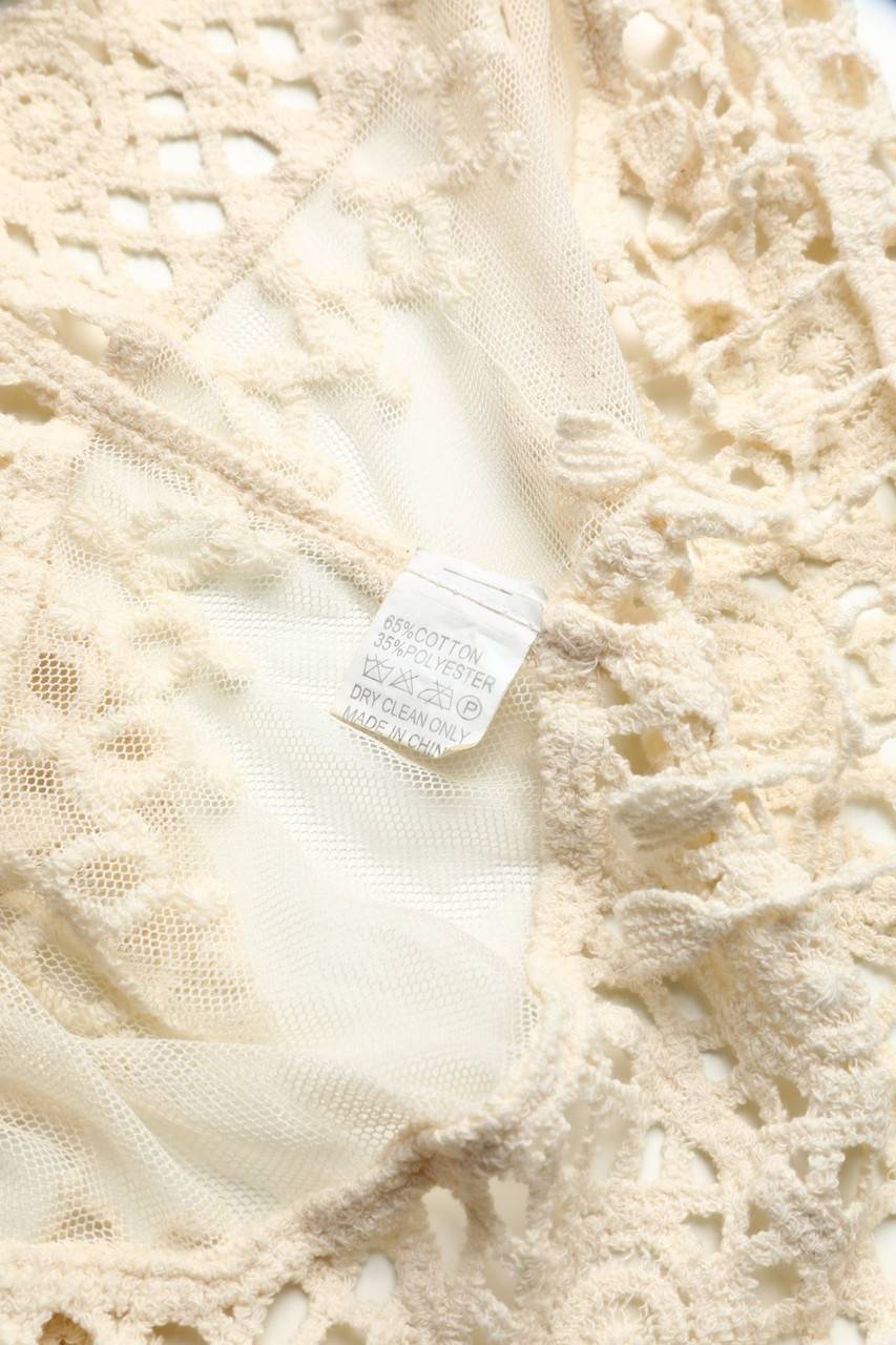 Carou Ohne Label Tunika-Bluse aus Spitze mit Fransen Hotsell