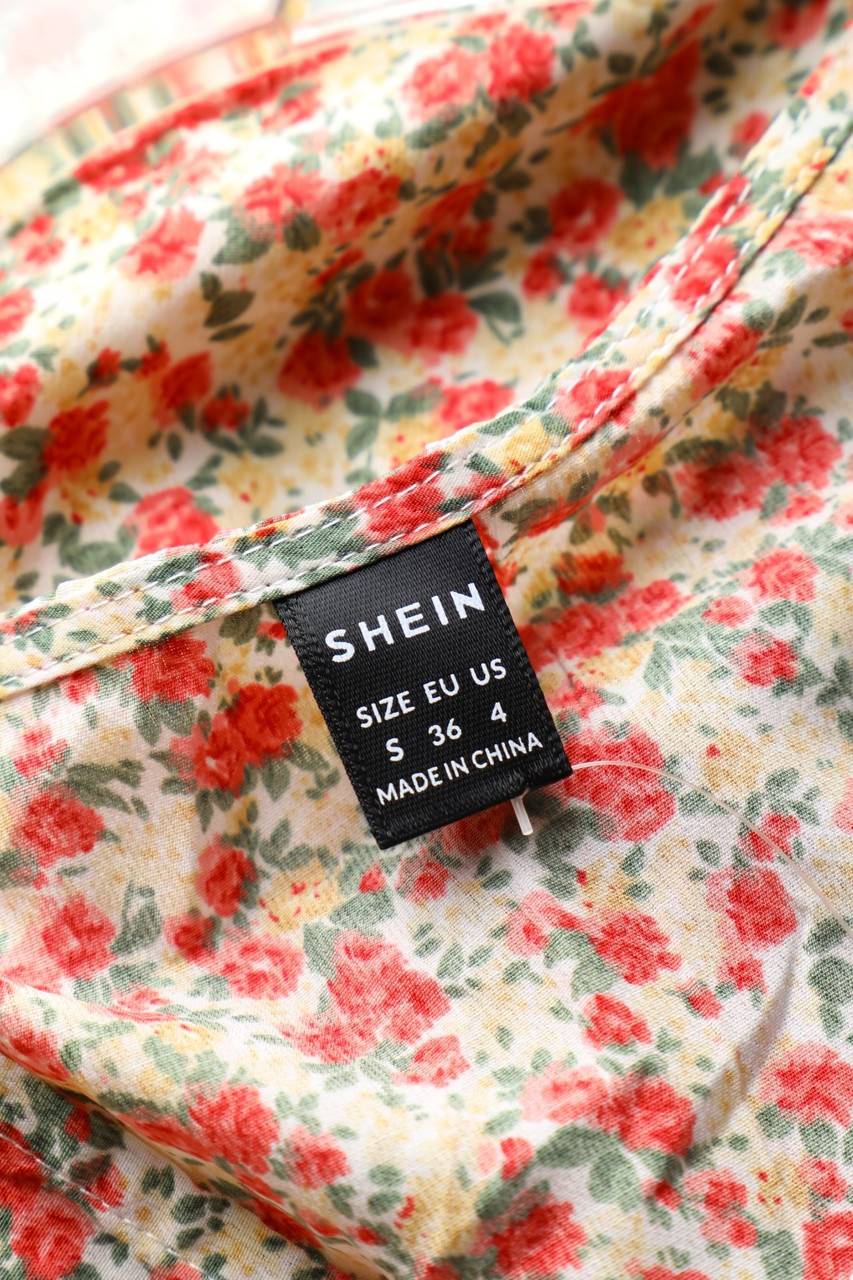 Carou SHEIN Maxi-Kleid mit Blumen-Print Limitierter Zeitrabatt