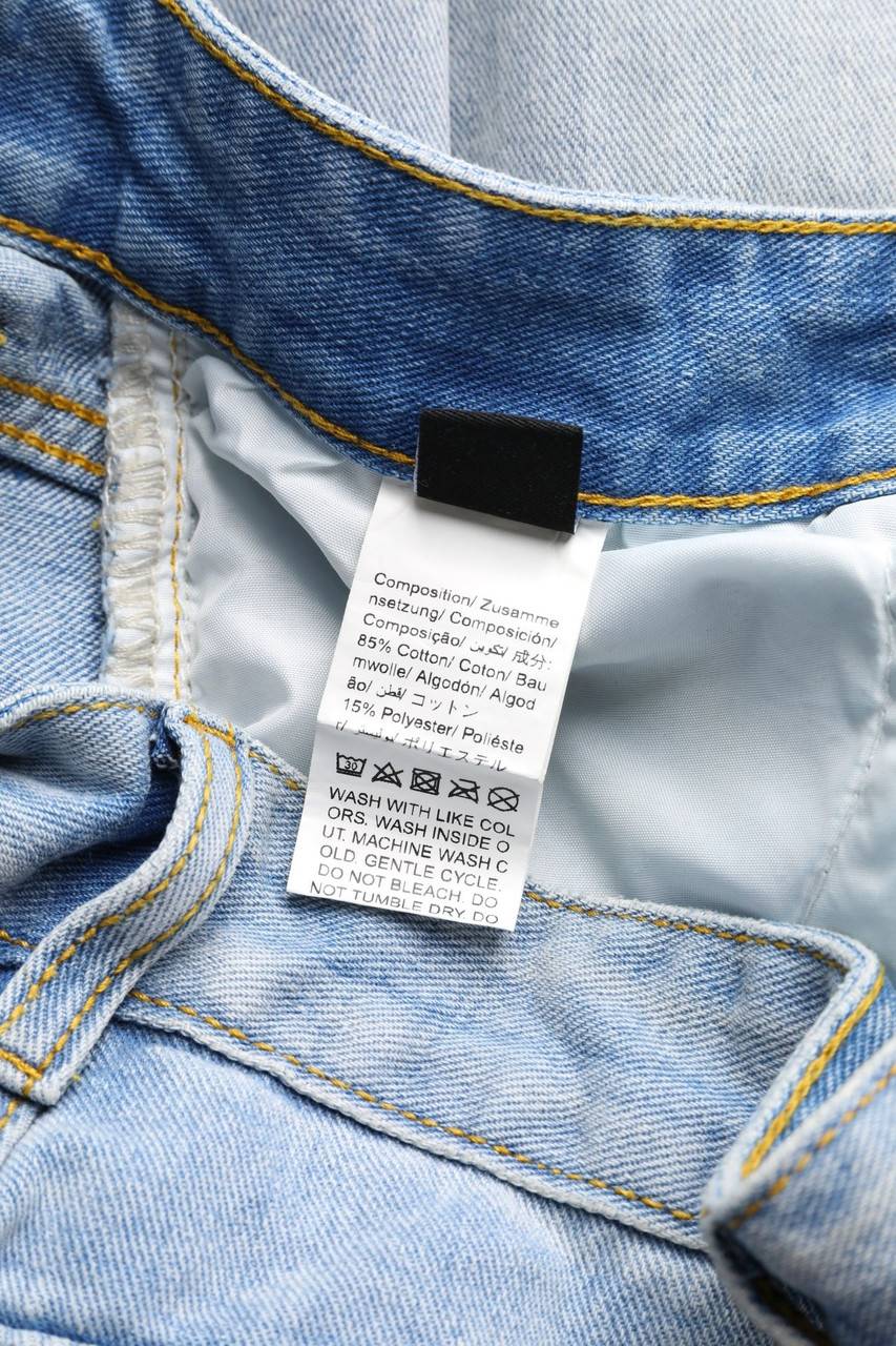 Carou SHEIN Used Look Straight Cut Jeans Versandkostenfrei