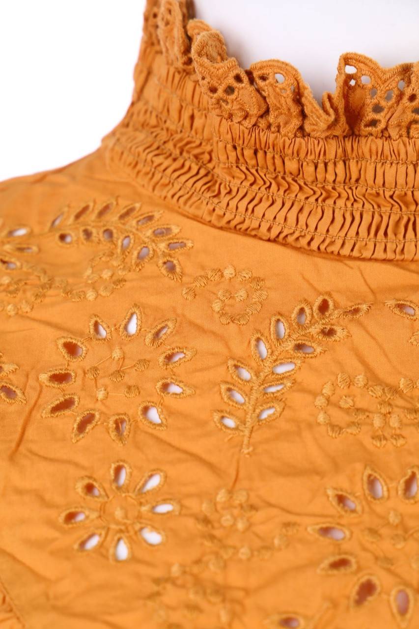 Carou H&M Boho-Bluse mit Lochspitze Flash Sale