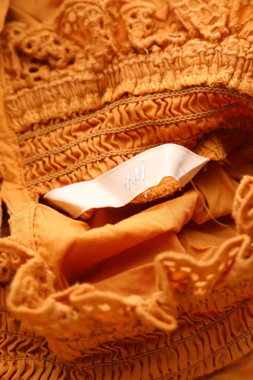 Carou H&M Boho-Bluse mit Lochspitze Flash Sale
