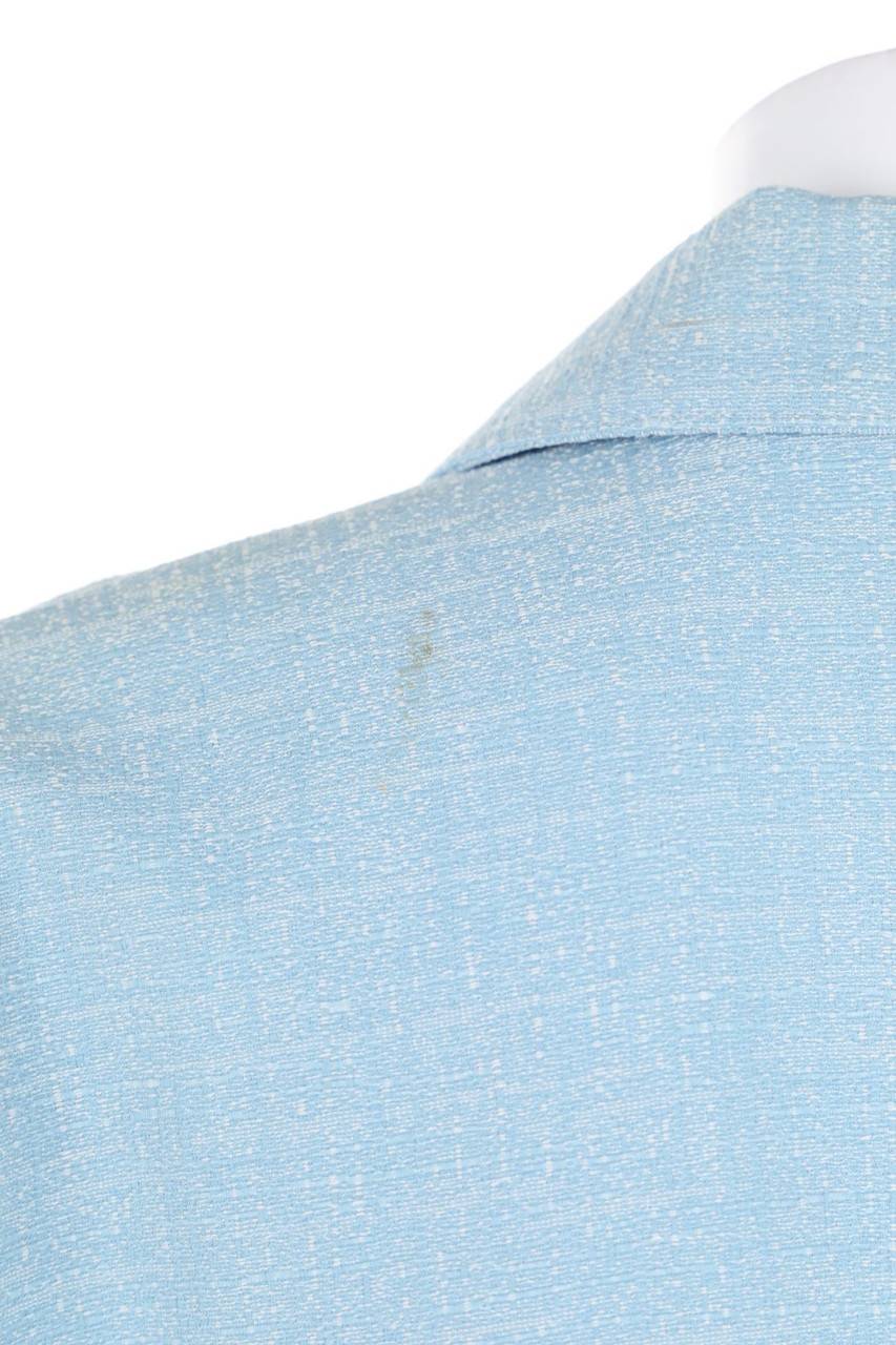 Carou VINTAGE Bluse mit Leinen Heißer Verkauf