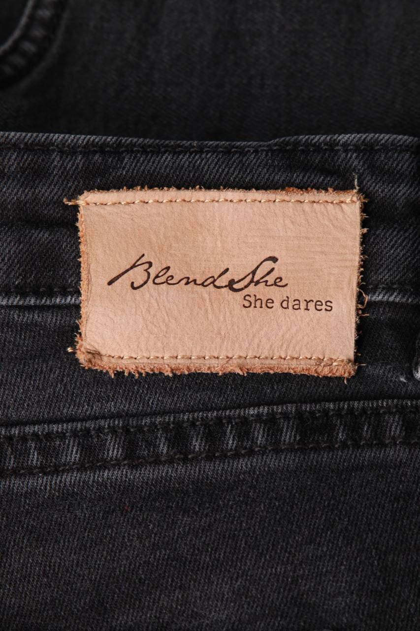 Carou Blend She Destroyed Skinny-Jeans mit Logo-Badge Räumungsverkauf