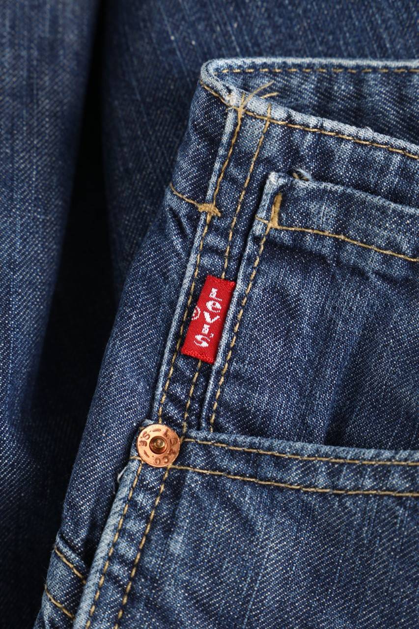 Carou LEVI´S Used Look Straight Cut Jeans Tiefpreis