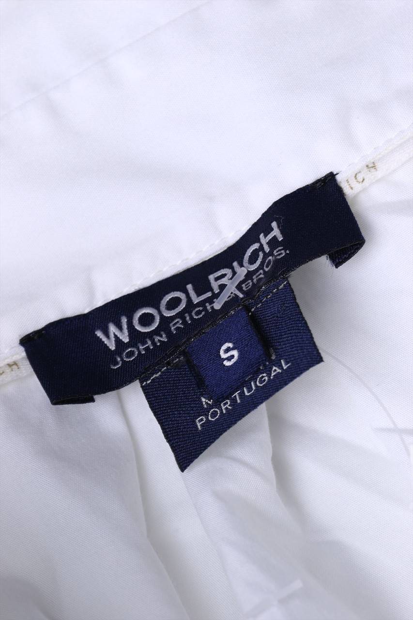 Carou WOOLRICH Tunika-Bluse mit Logo-Plakette Kostenlose Rückgabe