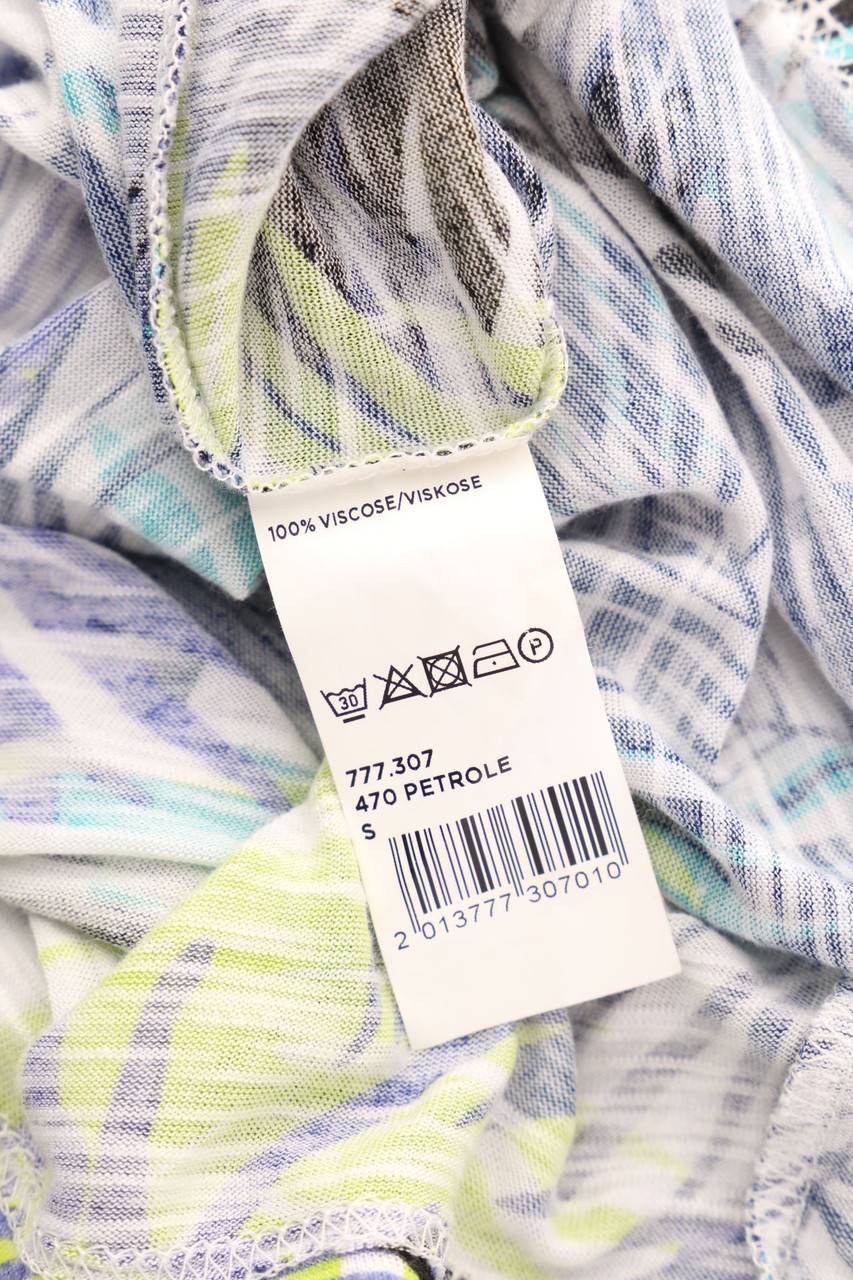 Carou maddison Top aus Viskose mit Tropical Print mit Spitze Letzte 2 Tage