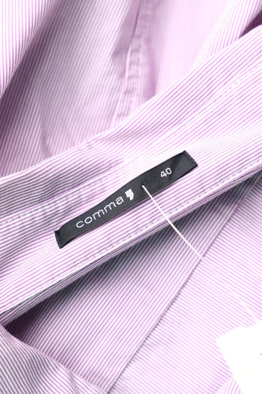 Carou comma Kurzarm-Bluse mit Streifen Bis zu 50% Rabatt