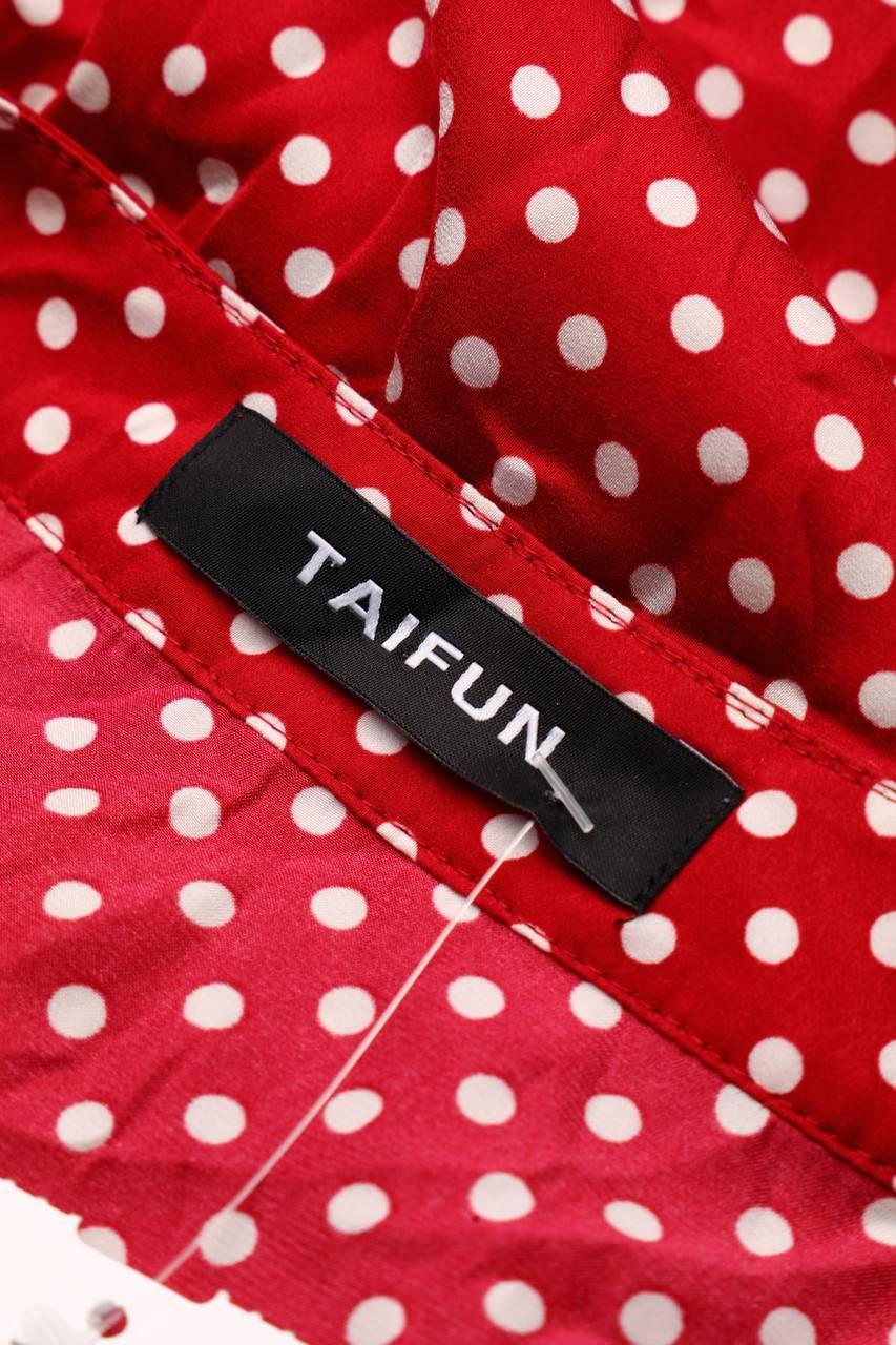 Carou TAIFUN Kurzarm-Bluse mit Polka Dots Nur für heute