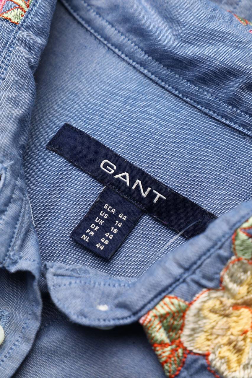Carou GANT Hemd-Bluse mit Stickereien Discount Store für neue Produkte
