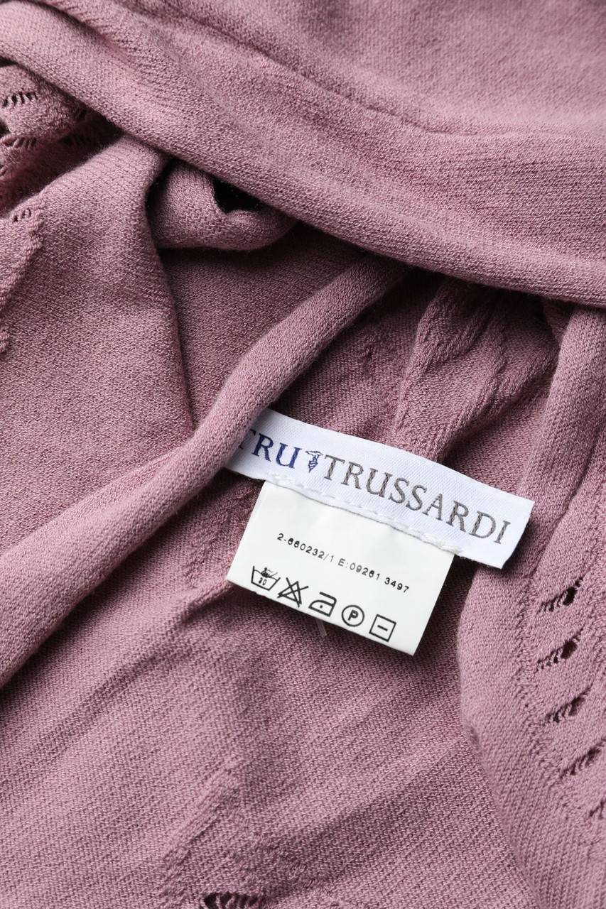 Carou TRU TRUSSARDI Bolero mit Lochstrick-Details Im Verkauf