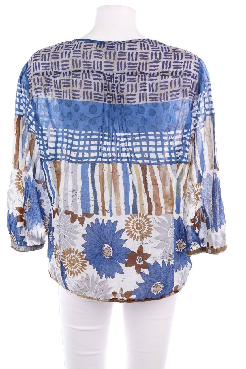 Carou TAIFUN Print-Bluse mit 3/4-Ärmel Rabatte dieses Monats