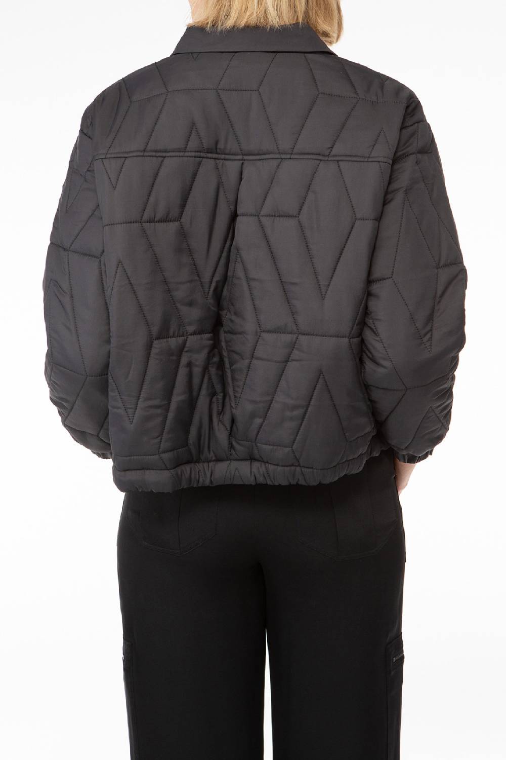 IVI GmbH PUFFER NYLON Jacke mit Signature Steppung schwarz Online Outlet