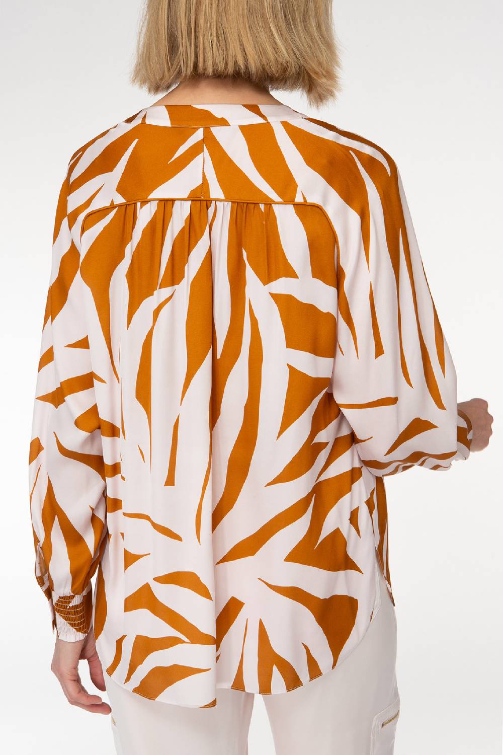 IVI GmbH PALM LEAF AMBER Tunika mit raffinierten Nahtdetails Begrenzte Freigabe