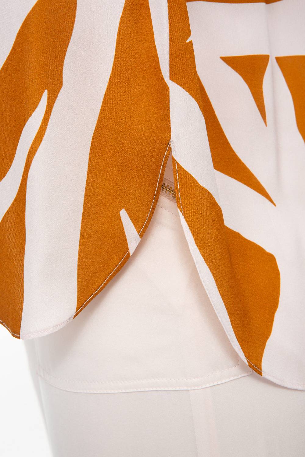 IVI GmbH PALM LEAF AMBER Tunika mit raffinierten Nahtdetails Begrenzte Freigabe