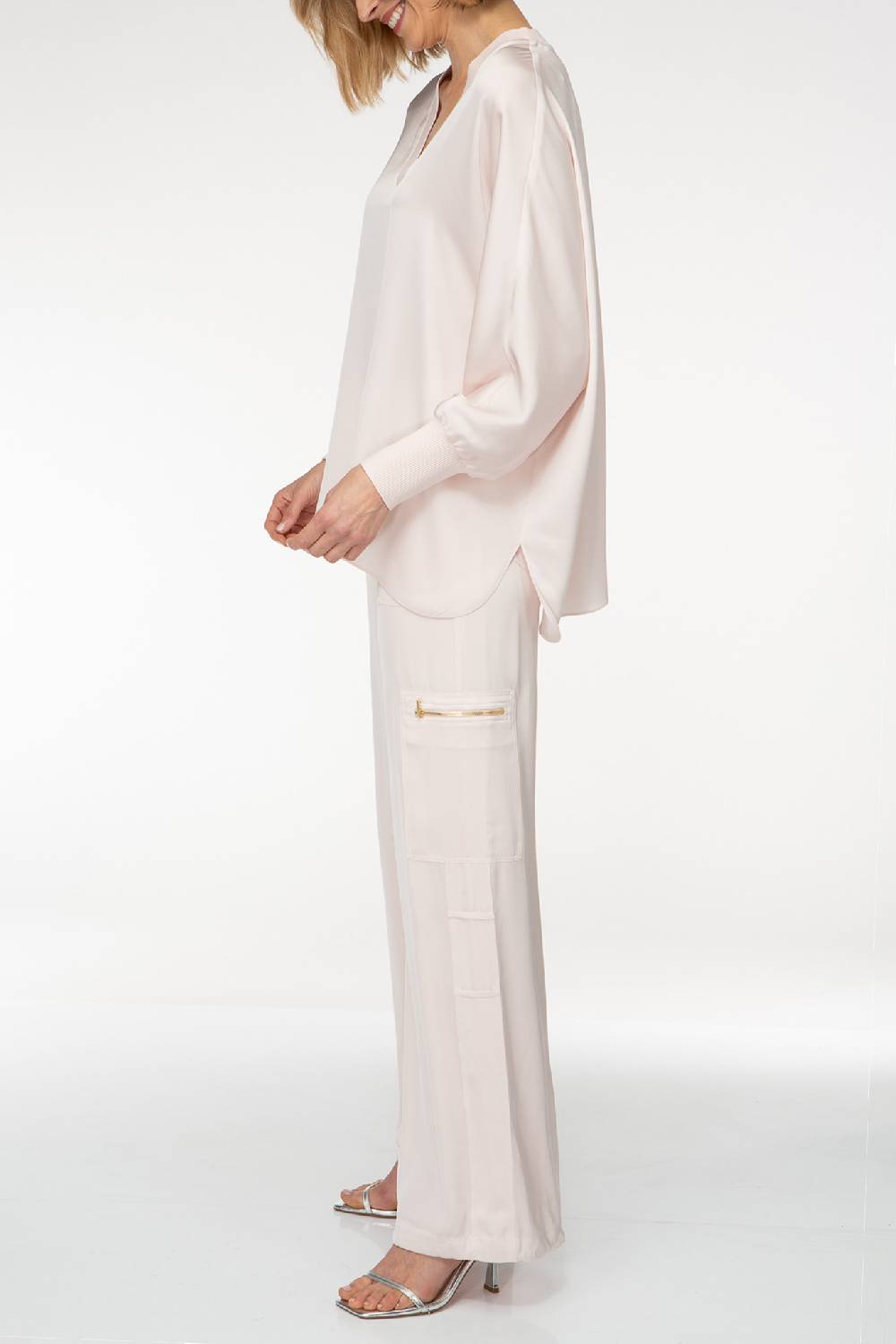 IVI GmbH SOLID SILK Tunika rosé Letzte 3 Tage